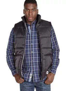 Veste sans manche doudoune noire de 3XL à 4XL-3XL