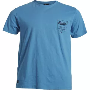 T-shirt Replika Jeans bleu Mykonos col rond