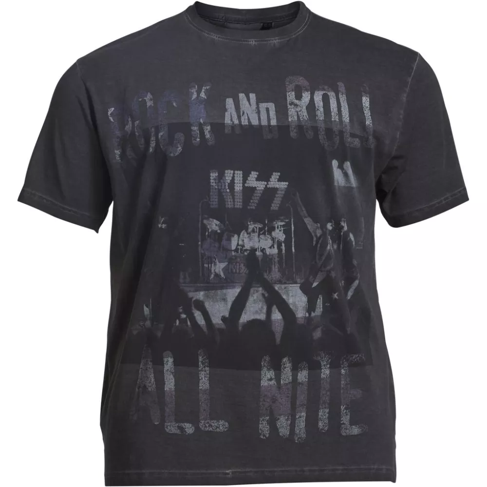T-shirt Rock noir Kiss-6XL