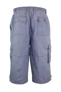 Short capri cargo gris anthracite-6XL
