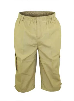 Short capri cargo sable-3XL