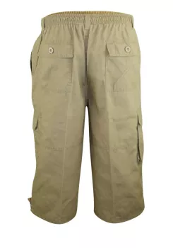 Short capri cargo sable-8XL