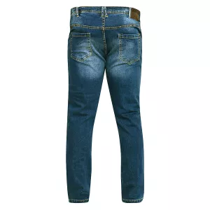 Jeans grande taille bleu délavé Ambrose - Entre jambe 32-P68