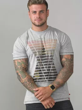 T-shirt New York Gris -5XL