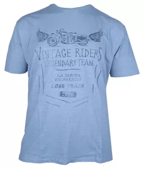 T-shirt Vintage Riders bleu