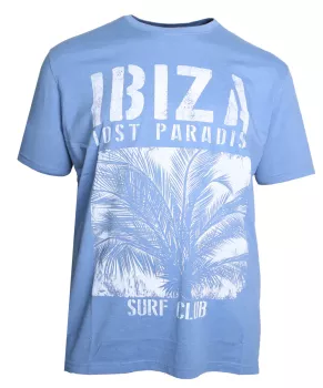 T-shirt Ibiza bleu Surf Club