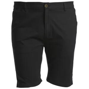 Short chino noir stretch-P56