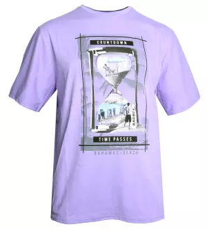 T-shirt imprimé Bahamas Beach mauve