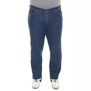 Jean Maxfor classiquet bleu délavé grande taille-E88