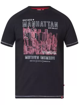 T-shirt Duke noir Manhattan 96