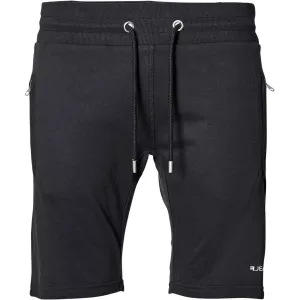 Short sweat noir grande taille avec poches zippées