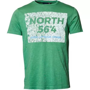T-shirt North 56°4 vert imprimé nordique