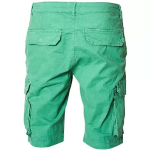Short cargo vert grande taille confortable-P48