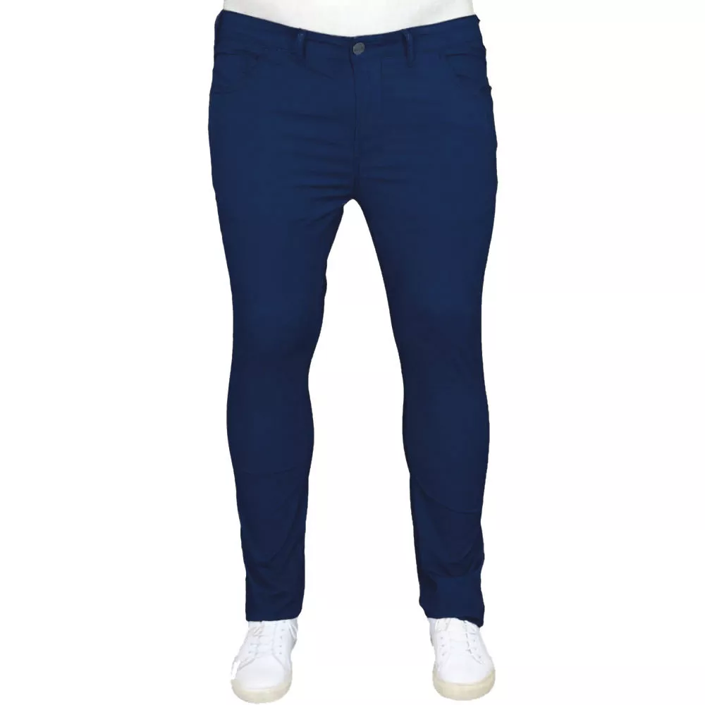 Pantalon été Gregorio Maxfort bleu stretch -E62