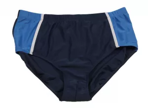 Slip de Bain Bleu marine bleu  grande taille
