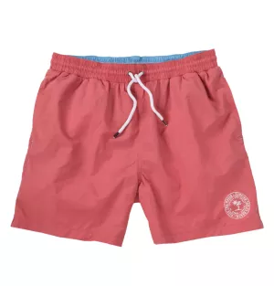 Short de bain Rose avec cordon et poches