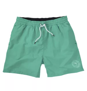 Short de bain vert menthe avec cordon et poches