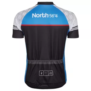 Tee-shirt vélo noir bleu blanc North sport cycliste-7XL