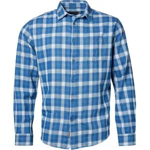 Chemise à Grands carreaux bleu manches longues