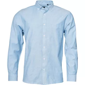 Chemise Oxford bleu clair extensible et chic