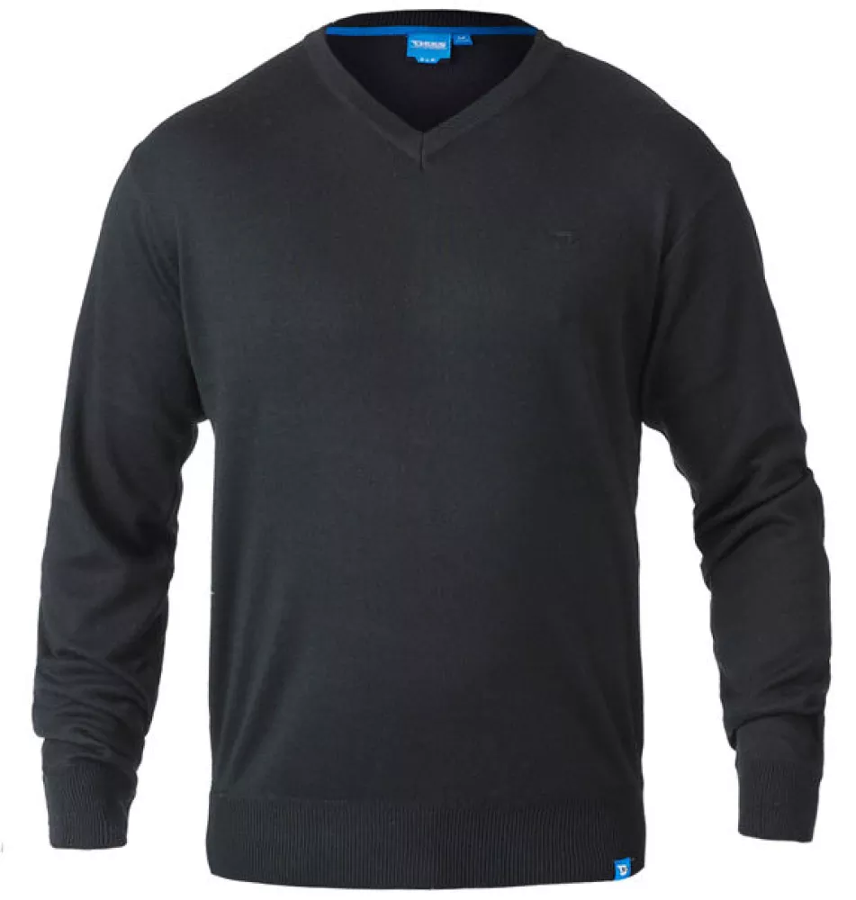 Pull col en V D555 noir modèle MATLBY-2XL