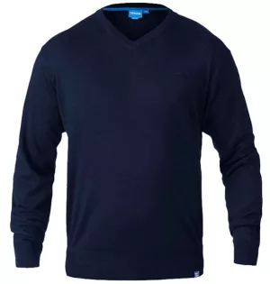 Pull col en V D555 bleu marine modèle MATLBY