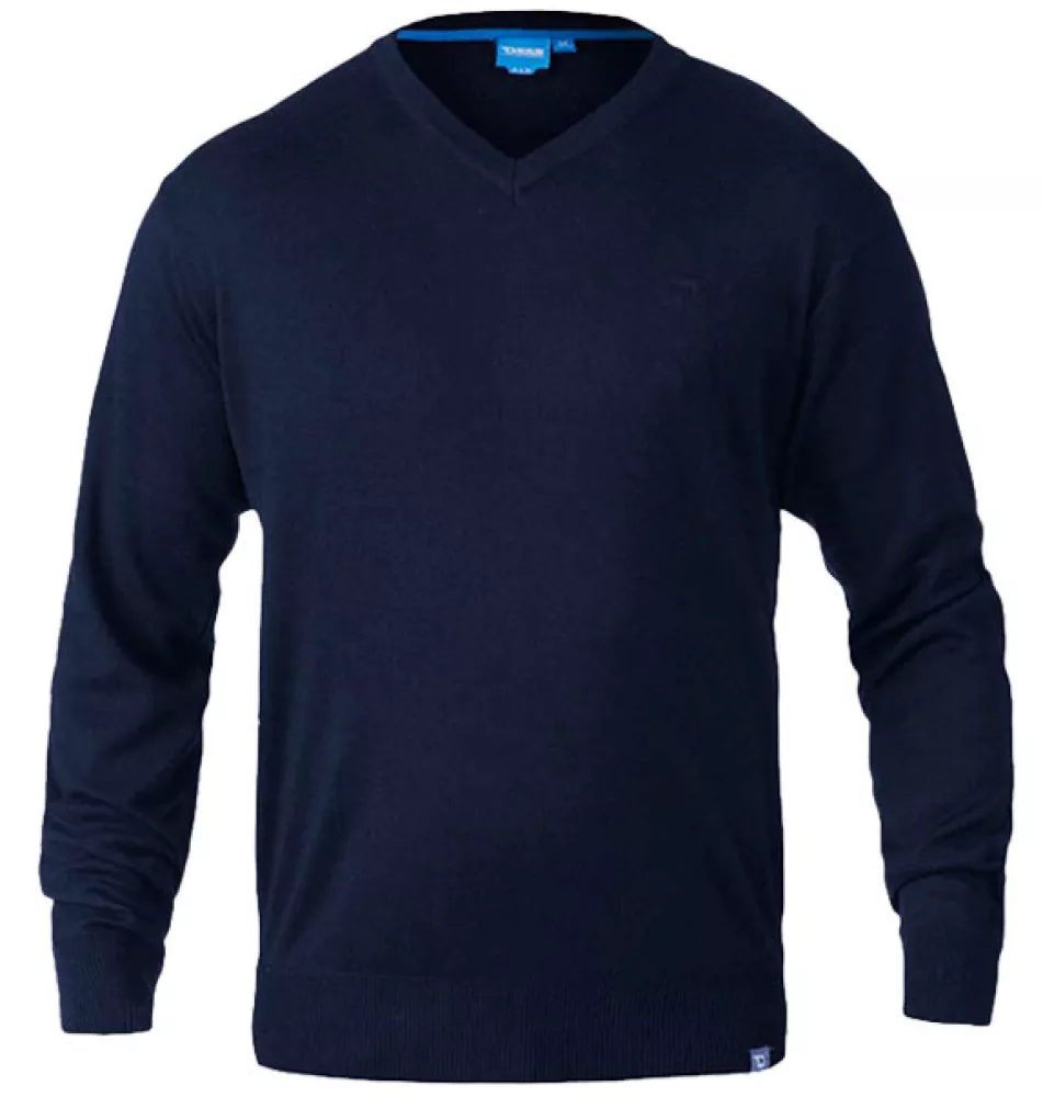Pull col en V D555 bleu marine modèle MATLBY-2XL