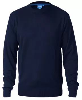 Pull col rond D555 bleu marine modèle ADKIN