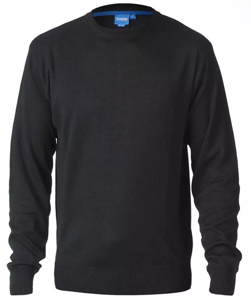 Pull col rond D555 noir modèle ADKIN-3XL