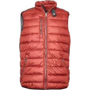 Doudoune sans manche rouge brique de 3XL à 6XL