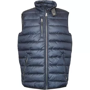 Doudoune sans manche bleu marine de 3XL à 6XL