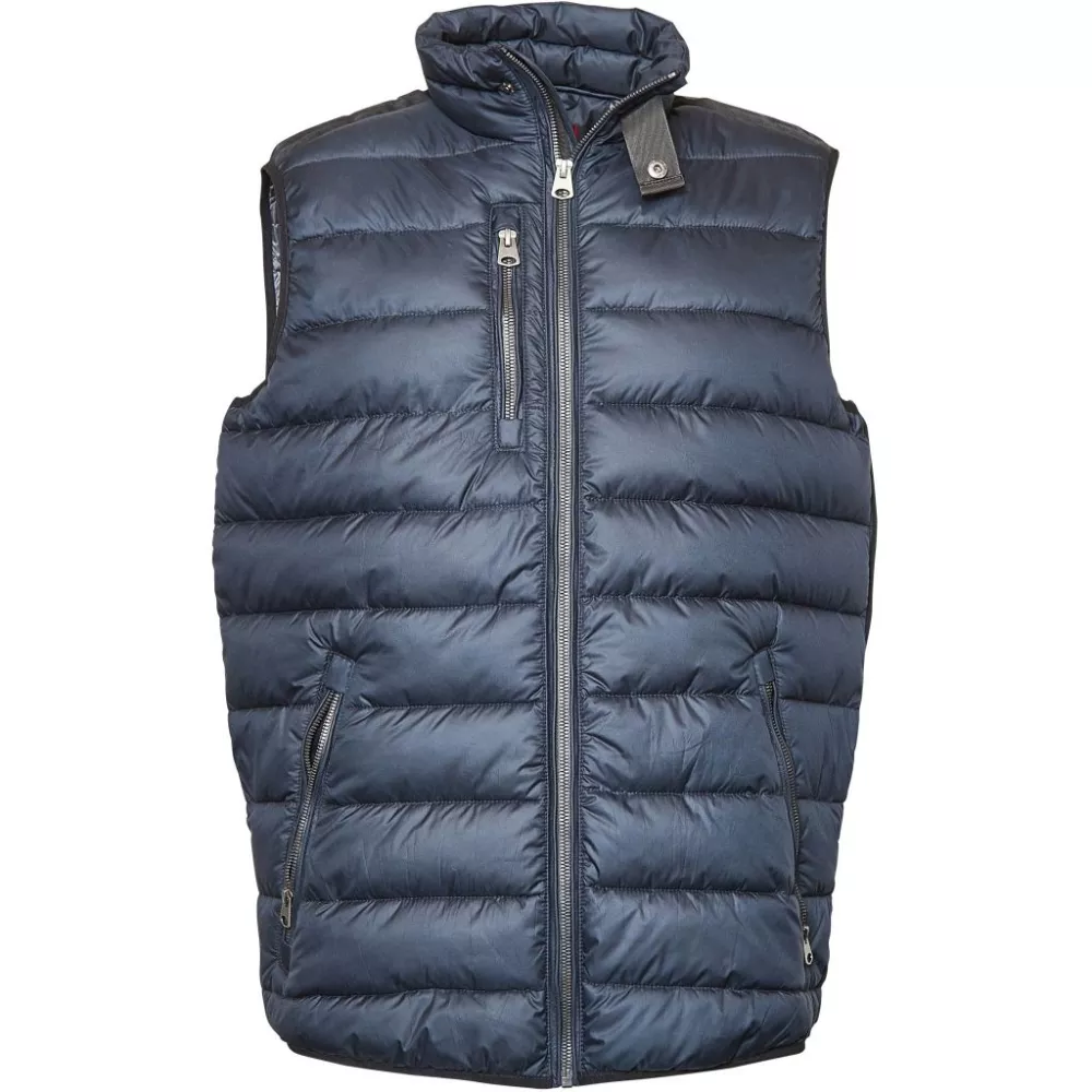 Doudoune sans manche bleu marine de 3XL à 6XL-4XL