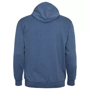 Sweat cardigan à capuche Mélange de bleu zippé-4XL