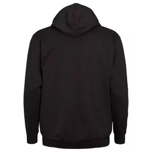 Sweat cardigan à capuche noir zippé-3XL