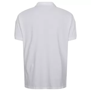 Polo piquet blanc avec poche-5XL