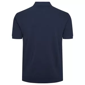 Polo piquet bleu marine avec poche-7XL