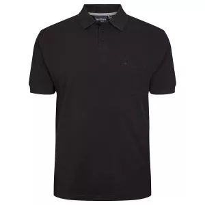 Polo piquet noir avec poche-3XL