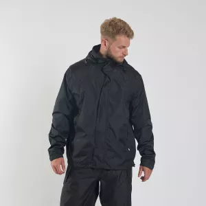 Veste pluie North noire coupe-vent et étanche-5XL