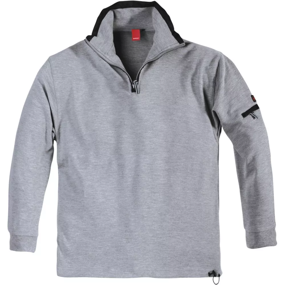 Sweat Ottoman zippé North gris chiné-3XL