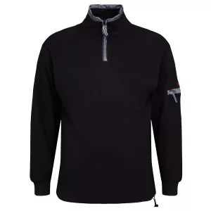 Sweat Ottoman zippé North noir