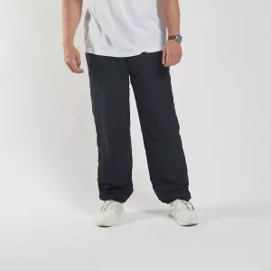 Pantalon jogging noir en microfibre-6XL