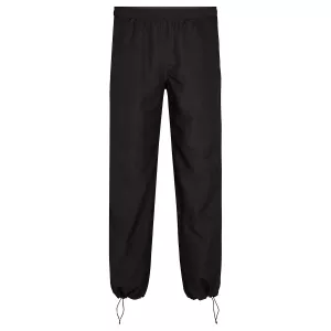 Pantalon jogging noir en microfibre