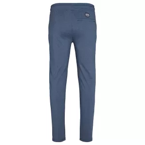 Pantalon jogging Mélange de bleu coupe droite-7XL