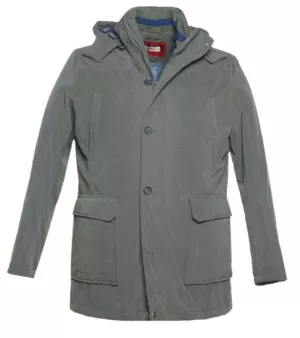 Parka avec capuche Vert army de 3XL à 7XL