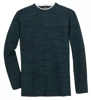 Pull col mélange de Gris 3XL à 6XL