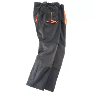 Pantalon de travail noir multipoche 