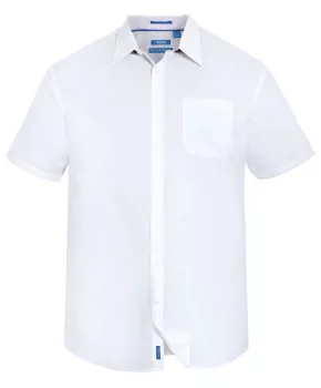 Chemise manche courte blanche Easy Iron