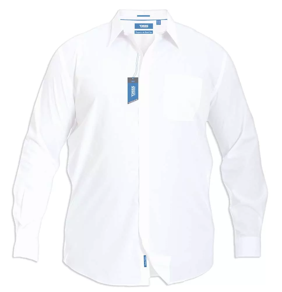 Chemise manche longue blanche Easy Iron-3XL