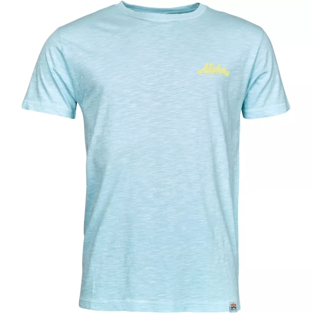 T-shirt Aloha bleu clair Ride the Sunset -4XL