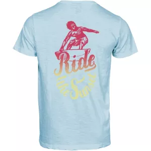 T-shirt Aloha bleu clair Ride the Sunset -5XL